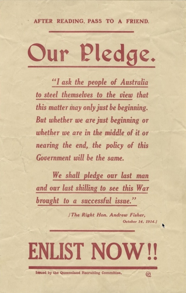 THE PLEDGE - 1915