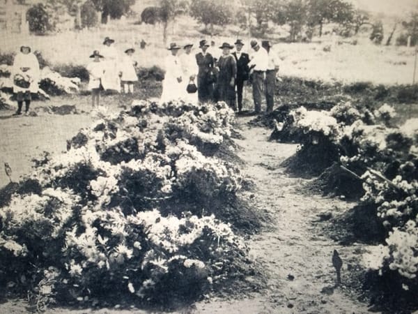 War graves tiled