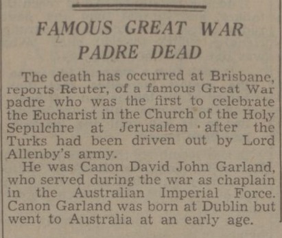 Obituary in Yorkshire's "The Hull Daily Mail" on 31 October 1939 (page 5).